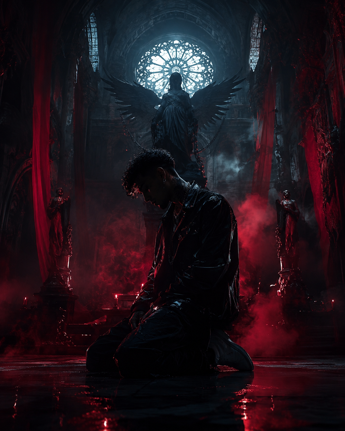 Dark cinematic visualizer